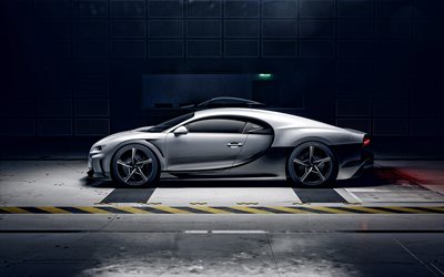 2022, Bugatti Chiron Super Sport, 4k, side view, exterior, hypercar, new Chiron Super Sport, luxury sports coupe, Bugatti