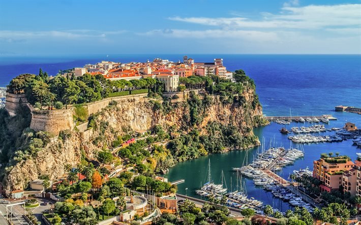 Costa Brava, Akdeniz, yaz, Costa Brava şehir manzarası, Katalonya, İspanya, Costa Brava panorama