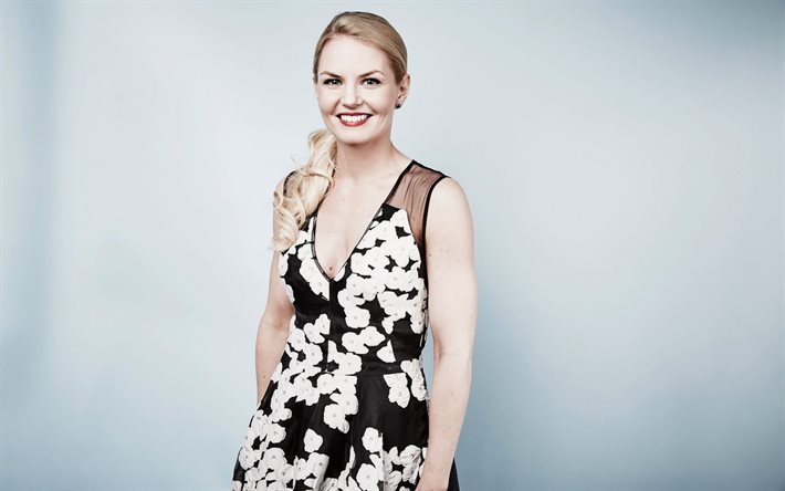 Jennifer Morrison, American actress, makeup, blonde