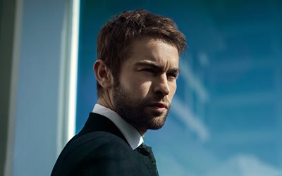 Chace Crawford, American actor, portrait, photoshoot, man in suit