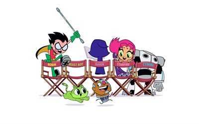 Teen Titans Go To The Movies, poster, 2018 Movie, art