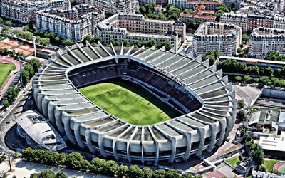 Parc des Princes, Pariisi, Ranska, Ranskan jalkapallo-stadion, PSG-Stadion, Paris Saint-Germain, urheilu areenoilla