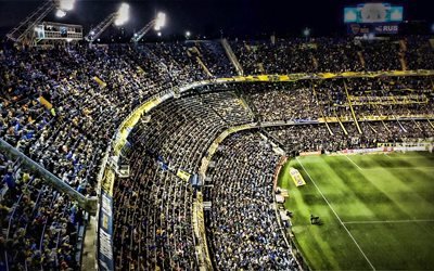 Bombonera, Boca Juniors-Stadion, ottelu, jalkapallo, Esporte Bombonera, jalkapallo-stadion, Argentiinan stadionit, Boca Juniors arena, Argentiina