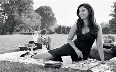 الممثلة الهندية ايشواريا راي التقطت الصور, فستان أسود, أحادية اللون, ملكة جمال العالم عام 1994 ،, النجمة الهندية