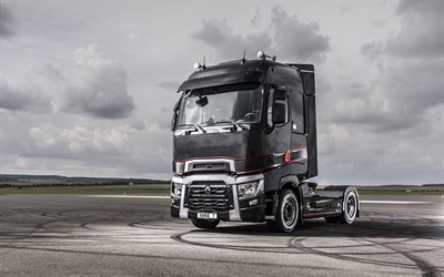 renault t, 4k, 2017-truck, der neue renault t, sattelschlepper, cargo-transport -, renault