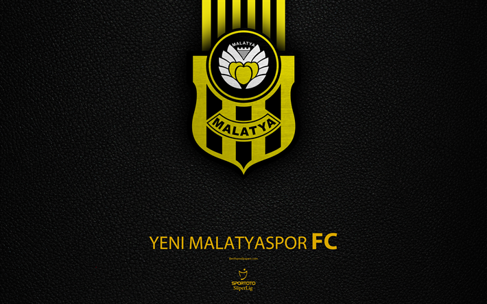 Nya Malatyaspor FC, 4k, Turkish football club, l&#228;der konsistens, emblem, logotyp, Super Lig!, Malatya, Turkiet, fotboll, Turkisk Fotboll Championship
