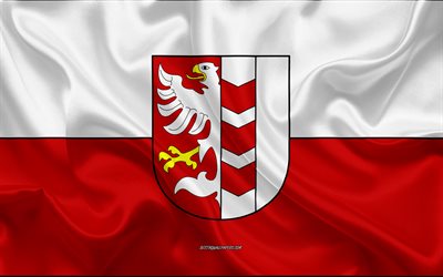 オパバの旗, チェコ共和国, 4k, シルクの質感, オパバ旗, チェコの都市, オパバ