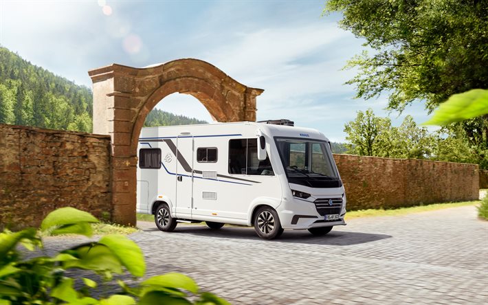 Knaus Van i, 4k, キャンピングカー, 2022バス, 旅行の概念, 車輪の上の家, ナウス