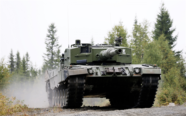 Leopard 2A4, Tanque, Tanque alem&#227;o, For&#231;as armadas alem&#227;s, Leopard 2, Ex&#233;rcito alem&#227;o, camuflado verde