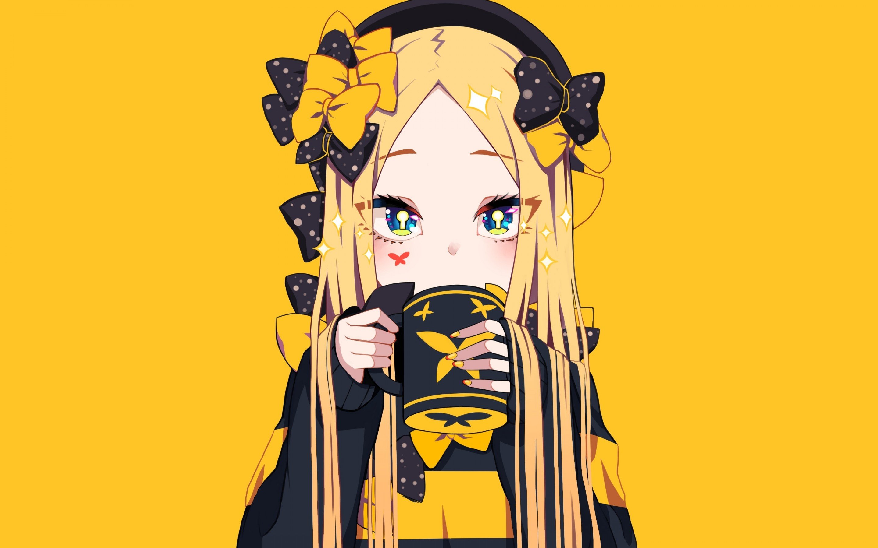 Download Wallpapers Abigail Williams Minimalism Fate Grand Order Foreigner Fate Series