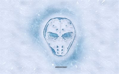 Angerfist logo, winter concepts, snow texture, snow background, Danny Masseling, DJ, Angerfist emblem, winter art, Angerfist