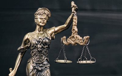 سيدة العدالة, تمثال العدالة, المحامين, القضاة, مفاهيم العدالة