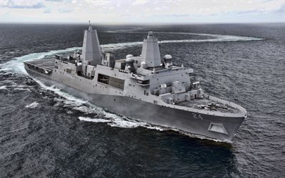 L&#39;USS Arlington, LPD-24, amphibie de transport le dock, la Marine des &#201;tats-unis, l&#39;arm&#233;e am&#233;ricaine, le cuirass&#233; de la Marine am&#233;ricaine, San Antonio-classe, l&#39;USS Arlington LPD-24