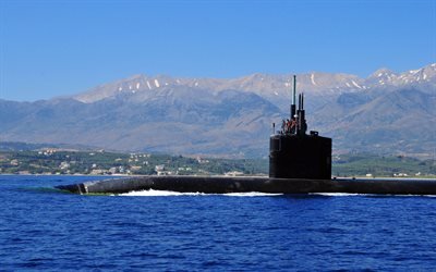 USS Annapolis, SSN-760, 4k, Amerikan saldırı denizaltısı, ABD Deniz Kuvvetleri, ABD Ordusu, denizaltı, ABD Donanması, Los Angeles sınıfı USS Annapolis (SSN-760