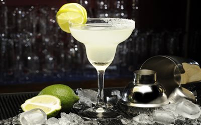 margarita cocktail, makro, cocktails, glas mit trinken, margarita, margarita glas mit
