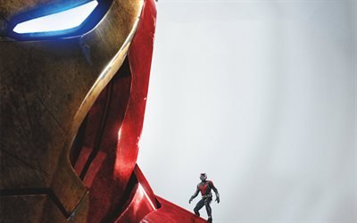 IronMan, Antman, superheroes, art, Marvel Comics