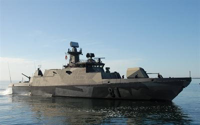 PNR Tornio 81, attaque rapide de l&#39;artisanat, de la Marine finlandaise, Hamina-classe de missiles bateau, navire de guerre, Finlande