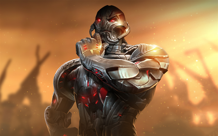 Ultron, supereroi, la lotta, la Marvel Contest Of Champions