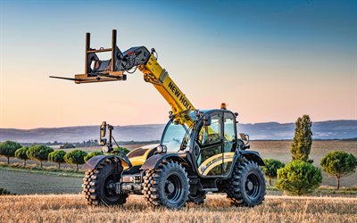 New Holland TH737 Elite, 4k, telescopic handlers, 2020 tractors, special machinery, HDR, New Holland