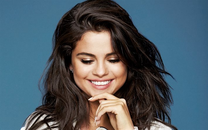 Selena Gomez, retrato, cantora norte-americana, sorriso, sess&#227;o de fotos, estrela americana, Selena Marie Gomez