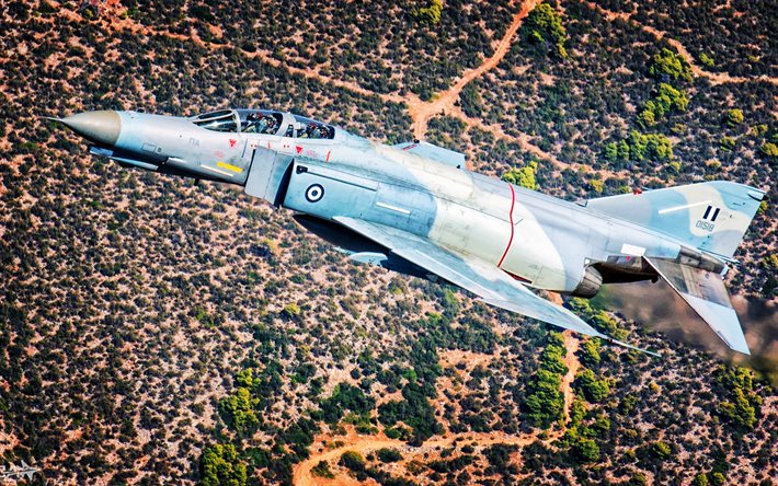 McDonnell Douglas F-4 Phantom II, fighter-bomber, Hellenic Air Force, greek army, McDonnell Douglas