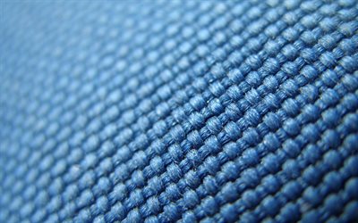 woven wicker texture, blue fabric background, fabric textures, wicker textures, woven textures