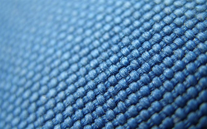 woven wicker texture, blue fabric background, fabric textures, wicker textures, woven textures