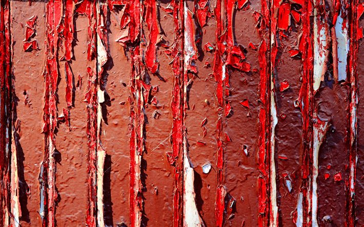 rosso, muro di pietra, macro, muro, pietra, texture, grunge, sfondo, vernice scrostata, peeling vernice texture, sfondi, sfondo rosso, pietra rossa