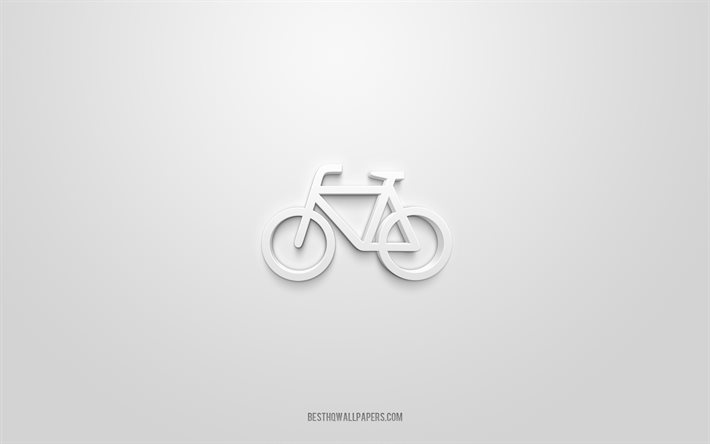 ダウンロード画像 自転車の3dアイコン 白背景 3dシンボル 自転車 トランスポートアイコン 3d图标 自転車サイン 3dアイコンを転送する フリー のピクチャを無料デスクトップの壁紙