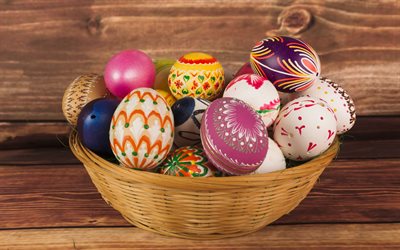 Easter eggs, Happy Easter, easter decoration, Easter