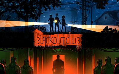 Blackout Club, 4k, 2018 spel, skr&#228;ck spel, affisch
