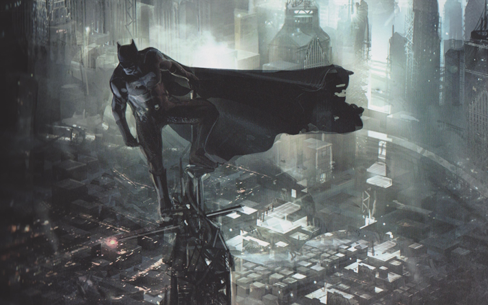 Batman, l&#39;art, les super-h&#233;ros, la rue, DC Comics, de la Ligue de Justice