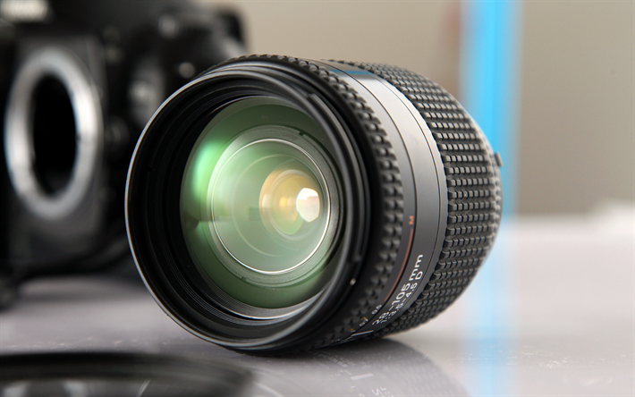 kamera-objektiv, 4k, 28-105mm, close-up, kamera