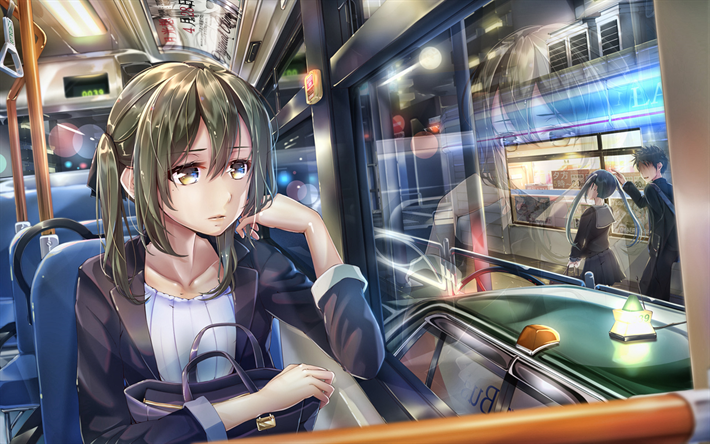 Meiko, فتاة في القطار, شخصيات Vocaloid, الإبداعية, المانجا, Vocaloid
