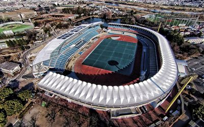 Kawasaki Todoroki Stadiumilla, Todoroki Athletics Stadium, Kawasaki, Japani, Japanin Jalkapallo-Stadion, Sports Arena, Kawasaki Frontale Stadium