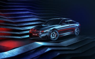 BMW 4 de la Serie, el estudio de 2019 coches, F82, BMW 435i, los coches alemanes, el BMW M4, el BMW