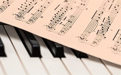 las notas, las teclas del piano, fortepiano, pianos, instrumentos musicales, piano formaci&#243;n, aprendiendo a tocar el piano