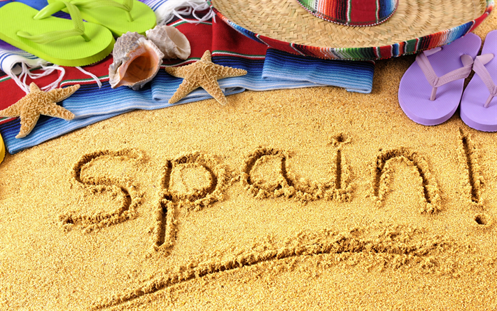 Summer travel, beach, sand, traveling to Spain, beach accessories, summer, Spain