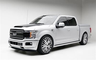 CWDesign, tuning, Ford F-150, 2018 cars, Forgiato Wheels, Fratello-ECL, pickups, silver F-150, Ford