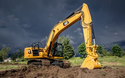 Cat 336, Excavator, Construction Machine, Hydraulic Excavator, Caterpillar 336, Crawler Excavator, Cat Caterpillar
