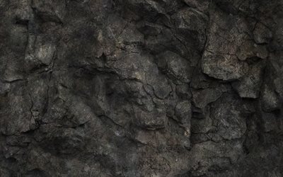 灰色の岩のテクスチャ, 石の質感, 岩のテクスチャ, 天然木製テクスチャ。, 石の背景, 岩