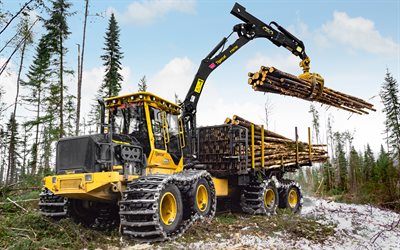 Tigercat 1085C, 4k, skidders, 2022 skidders, forestry equipment, special equipment, HDR, construction equipment, Tigercat
