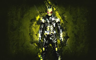 Aruto Hiden, Kamen Rider, yellow stone background, Kamen Rider Zero-One, Kamen Rider characters, Aruto Hiden character