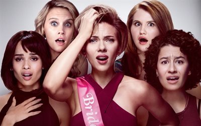 Zor Bir Gece, 2017, Scarlett Johansson, Kate McKinnon, Zoe Kravitz, Gillian Bell, Ilana Glazer