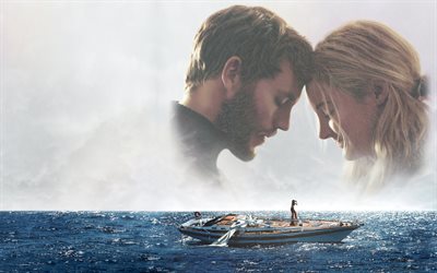Adrift, 4k, 2018 movie, poster, Shailene Woodley, Sam Claflin