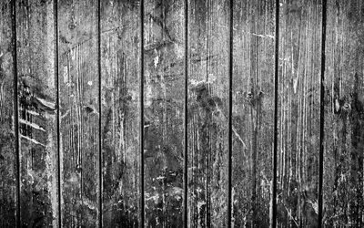 gray wooden boards, 4k, gray wooden texture, wooden backgrounds, macro, wooden textures, wooden planks, vertical wooden boards, gray backgrounds