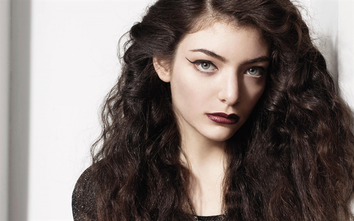 Lorde, New Zealand singer, portrait, face, photoshoot, Marija Lani Yelich-OConnor