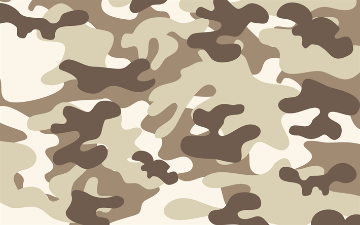 camuffamento marrone, inverno mimetica militare camouflage, marrone, sfondi, camouflage pattern, texture camouflage