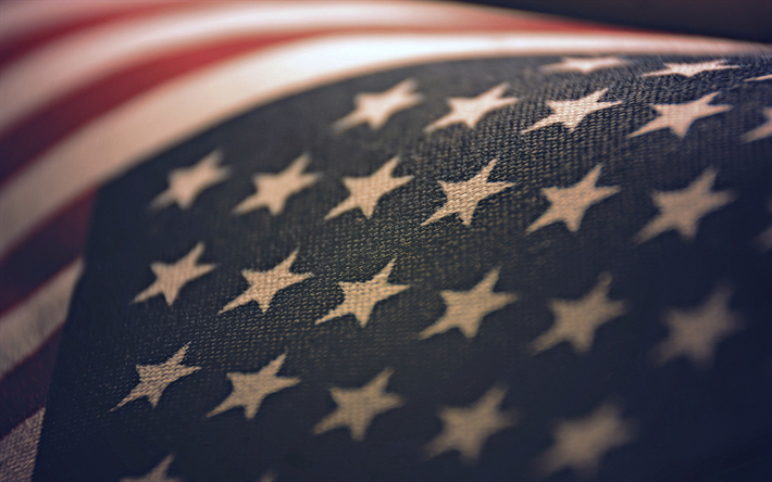 USA flagga retro, Flagga USA, Nordamerikanska l&#228;nder, USA flagga, makro, Nordamerika, Amerikanska flaggan, F&#246;renta Staterna, USA, nationella symboler, USA Flagga