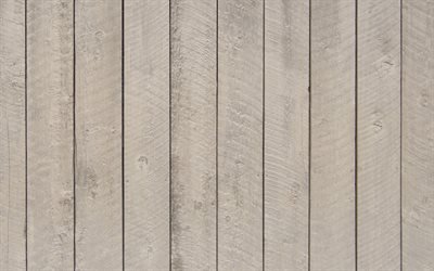 灰色の木製の質感, 垂直の木板, 木灰色の背景, 板, 木